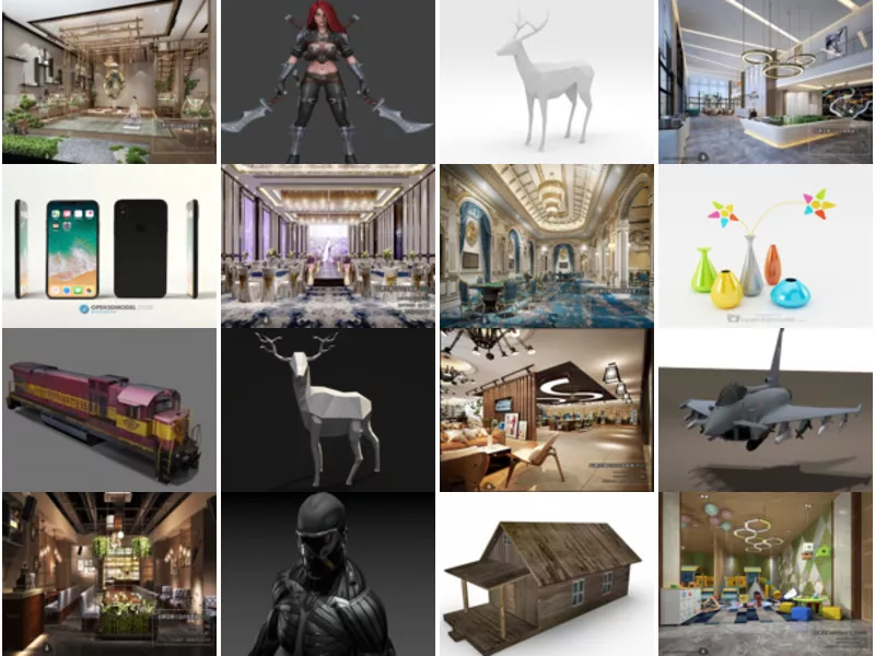 Top 26 Poly 3D Models Most Popular 2022