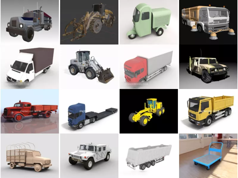 Top 26 Truck 3D Models Most Recent 2022