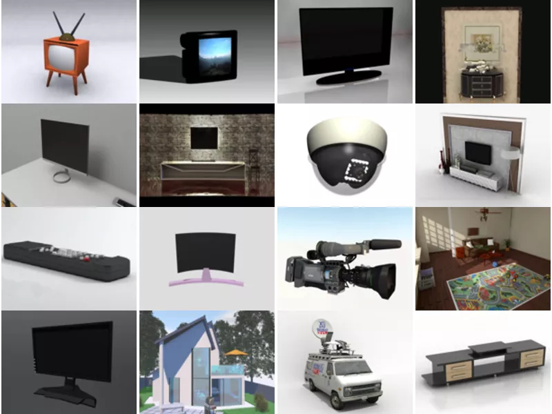 Top 26 Tv 3D Models Resources Most Viewed 2022