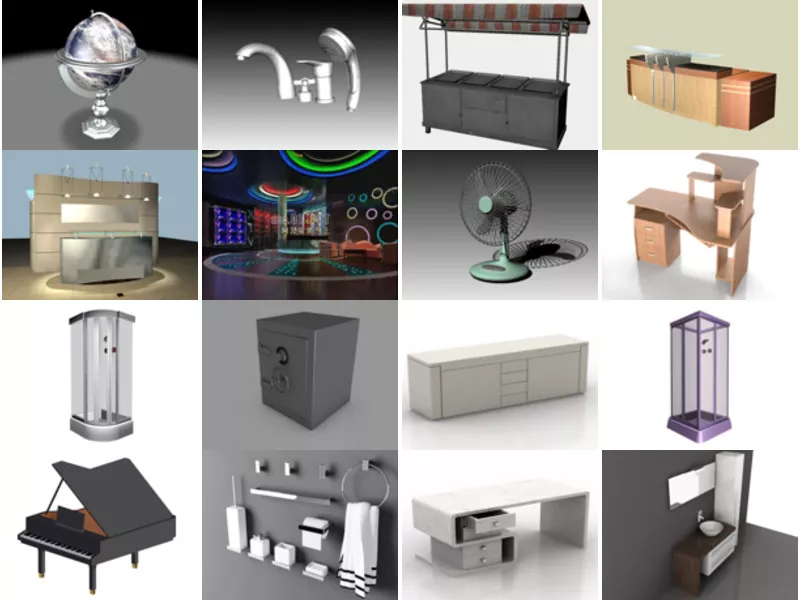 Top 26 Desk 3D Models Most Viewed 2022