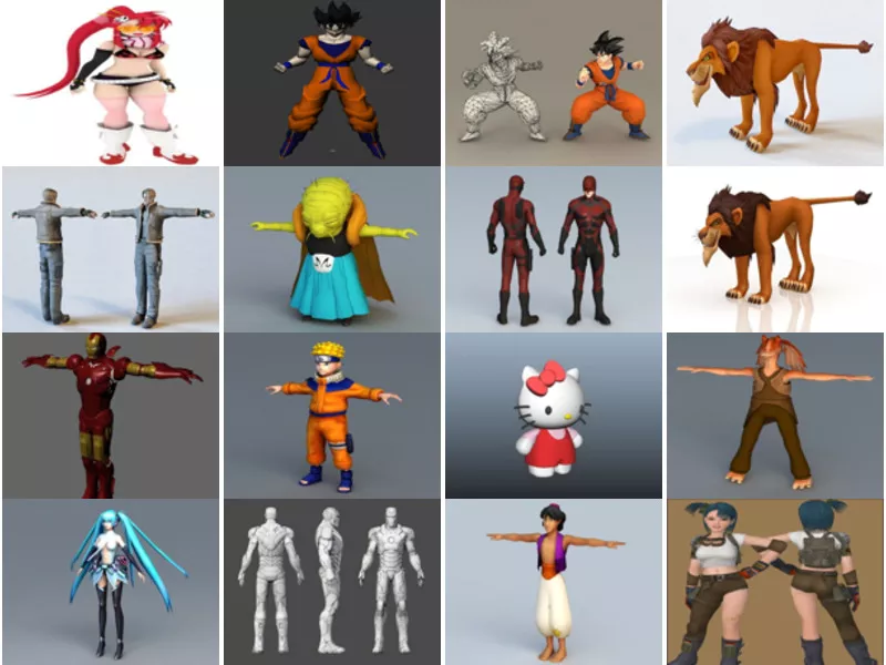Top 26 Fictional 3D Models for Rendering Most Popular 2022