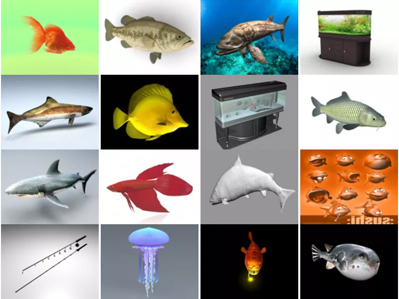 Top 26 Fish 3D Models Resources Most Viewed 2022