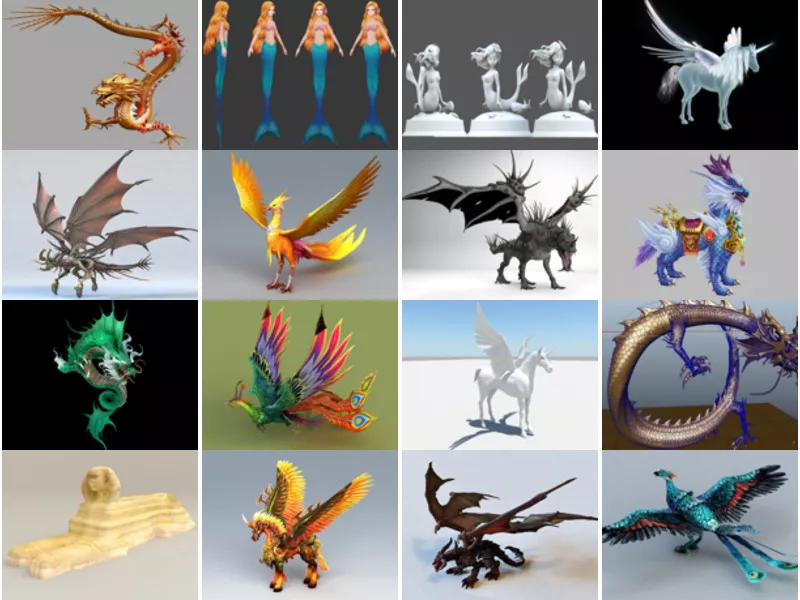 Top 26 Legendary Creature 3D Models Stuff Most Viewed 2022