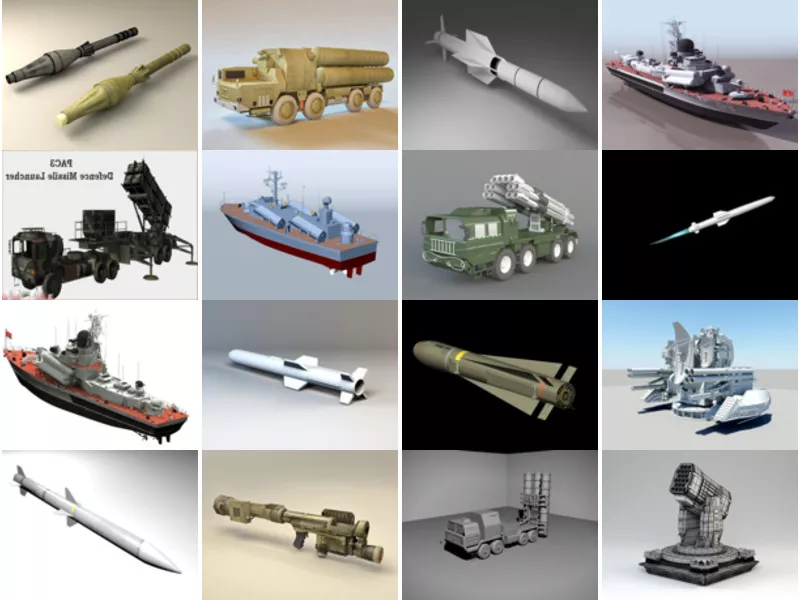 Top 26 Missile 3D Models Resources Most Viewed 2022