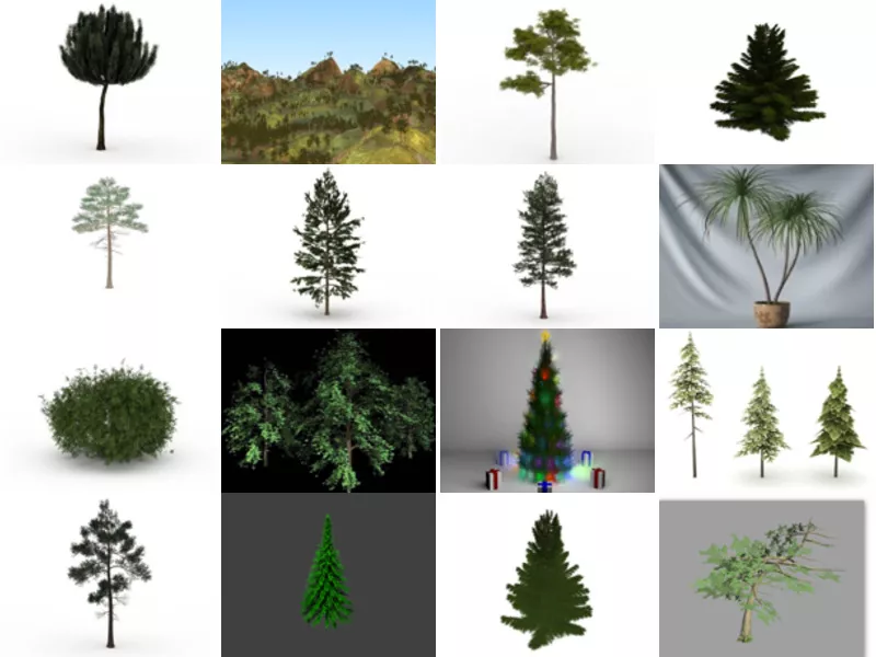 Top 26 Pine 3D Models for Design Most Popular 2022