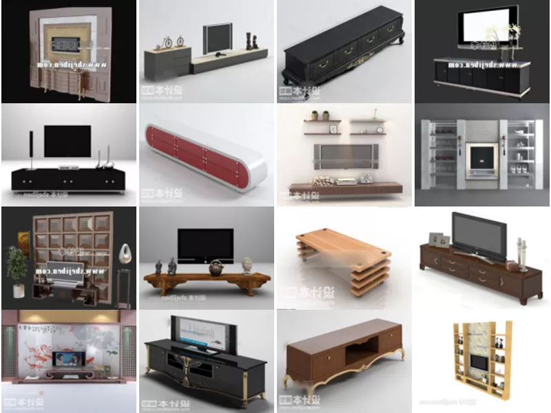 Top 26 Tv Cabinet 3D Models Stuff Most Popular 2022