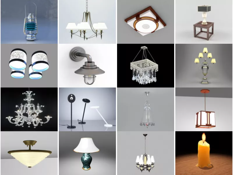 Top 27 Light 3D Models Latest 2022
