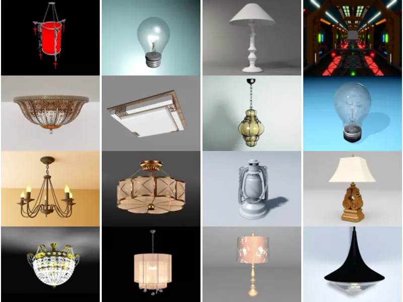 Top 27 Lighting 3D Models for Free Newest 2022