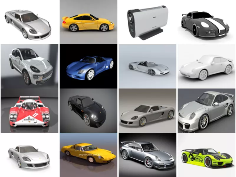 Top 27 Porsche 3D Models Resources Latest 2022