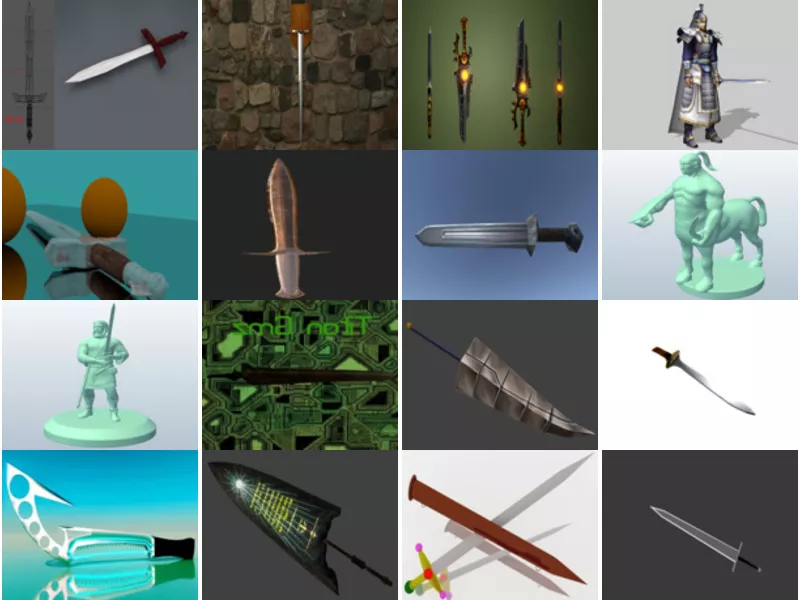 Top 27 Sword 3D Models Resources Most Recent 2022
