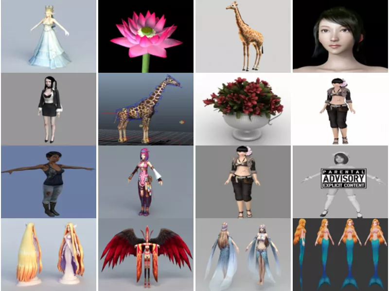 Top 27 Beautiful 3D Models Most Popular 2022