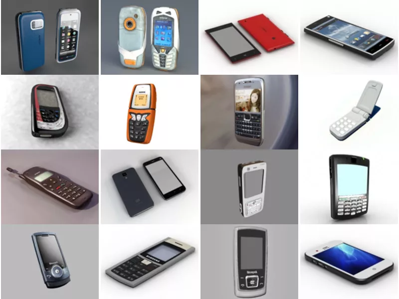 Top 27 Cell Phone 3D Models Most Popular 2022