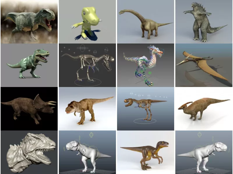 Top 27 Dinosaur 3D Models Resources Most Popular 2022
