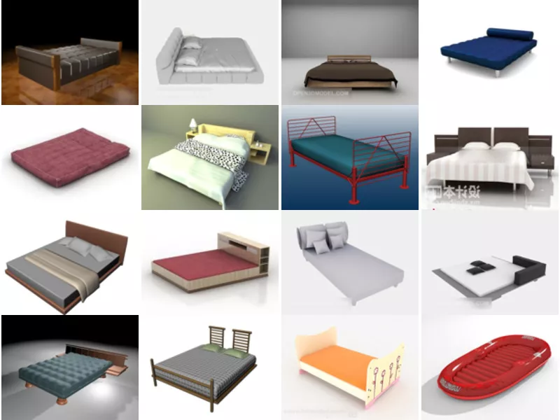Top 27 Mattress 3D Models Most Viewed 2022