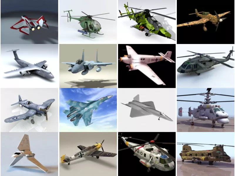 Top 27 Military Aircraft 3D Models for Design Most Viewed 2022