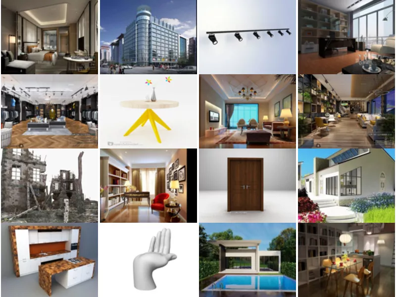Top 27 Modern 3D Models Most Popular 2022