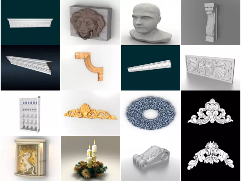 Top 27 Ornament 3D Models Most Viewed 2022