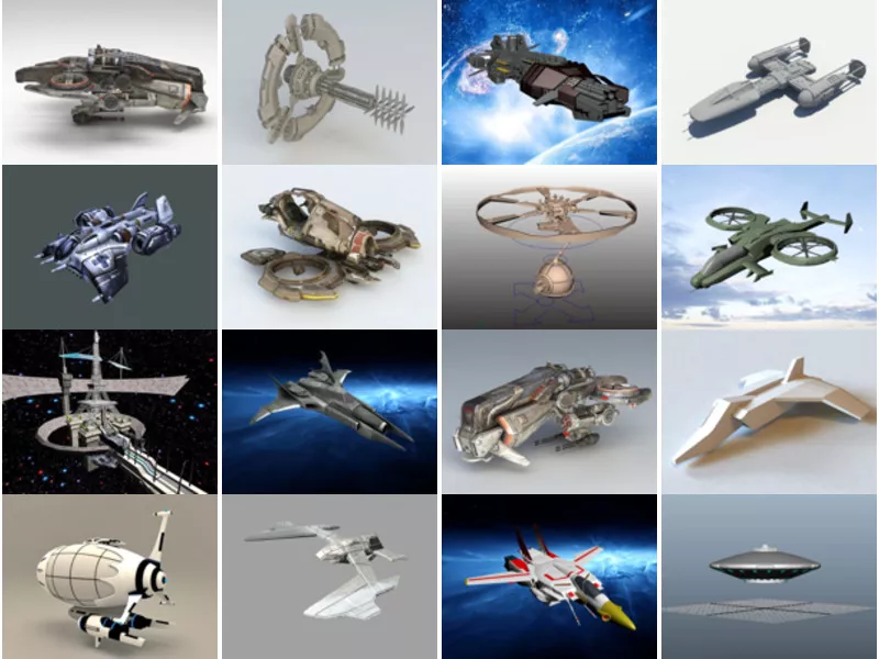 Top 27 Sci Fi Ship 3D Models Most Viewed 2022