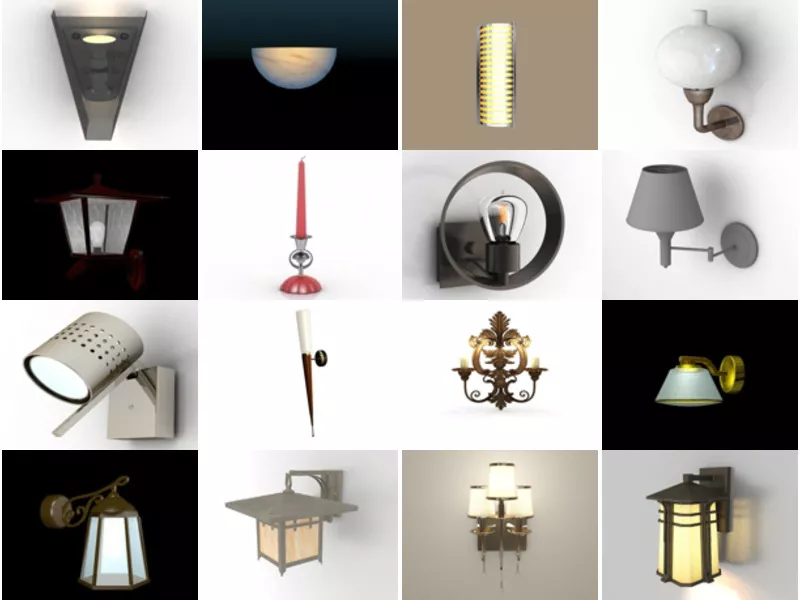 Top 27 Sconce 3D Models Most Popular 2022