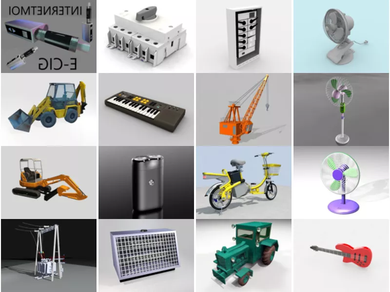 Top 28 Electric 3D Models for Rendering Most Recent 2022