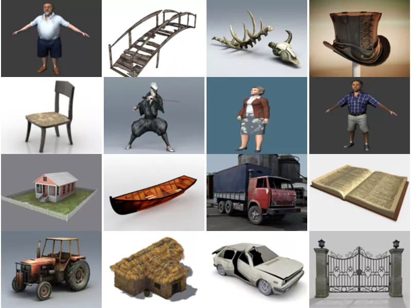 Top 28 Old 3D Models Most Viewed 2022