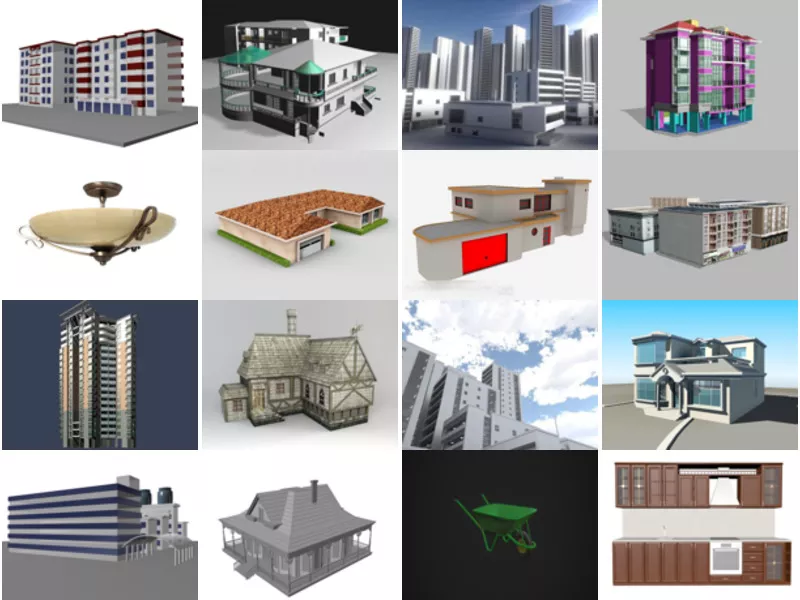 Top 28 Residential 3D Models Latest 2022