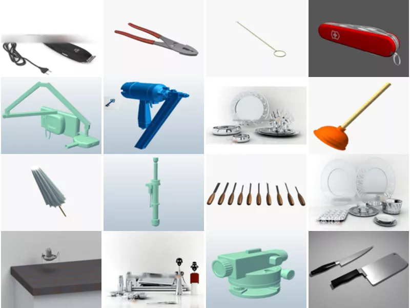 Top 28 Tool 3D Models for Design Latest 2022