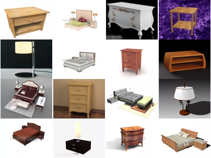 Top 28 Bedside 3D Models Most Viewed 2022