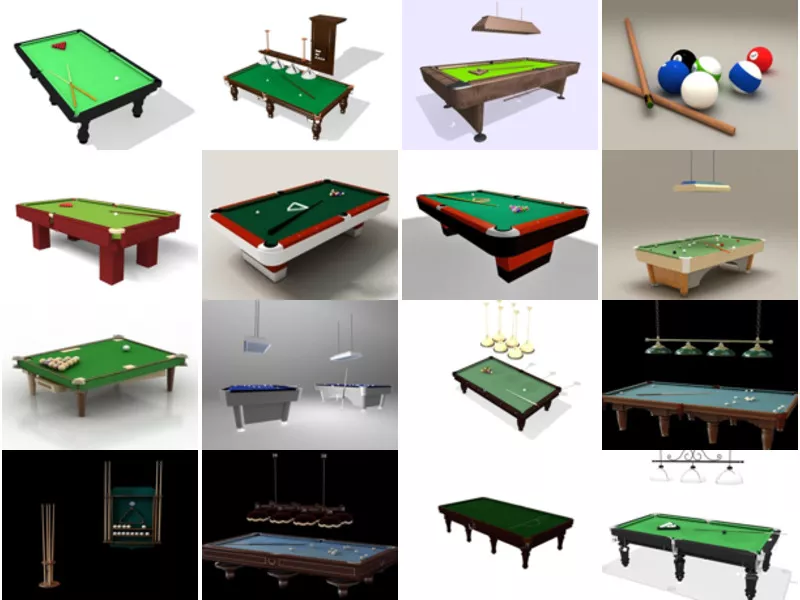 Top 28 Billiard 3D Models Most Popular 2022