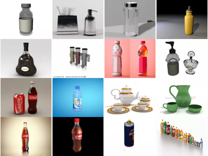 Top 28 Bottles 3D Models Most Popular 2022