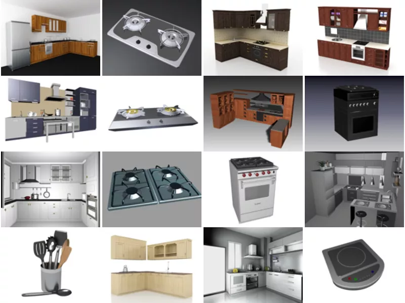 Top 28 Cooking 3D Models for Design Most Popular 2022