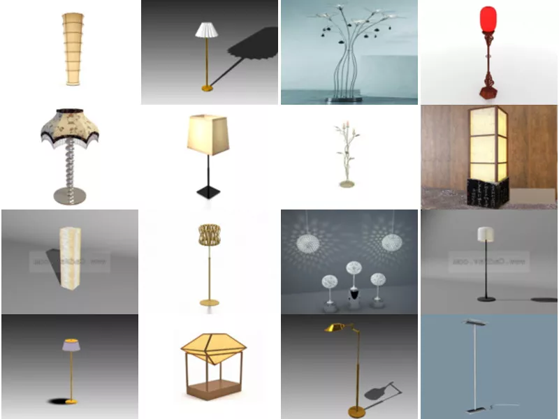 Top 28 Floor Lamp 3D Models for Rendering Most Popular 2022