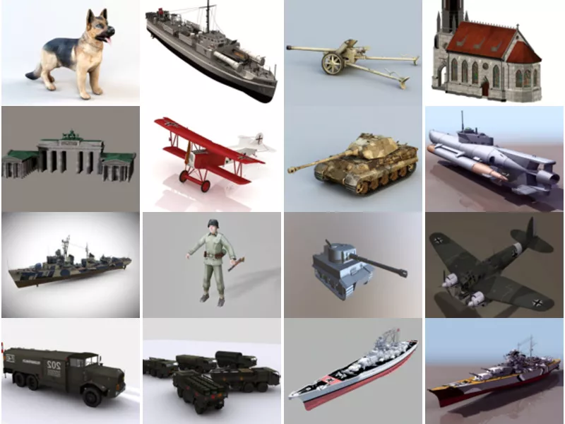 Top 28 German 3D Models for Free Most Popular 2022