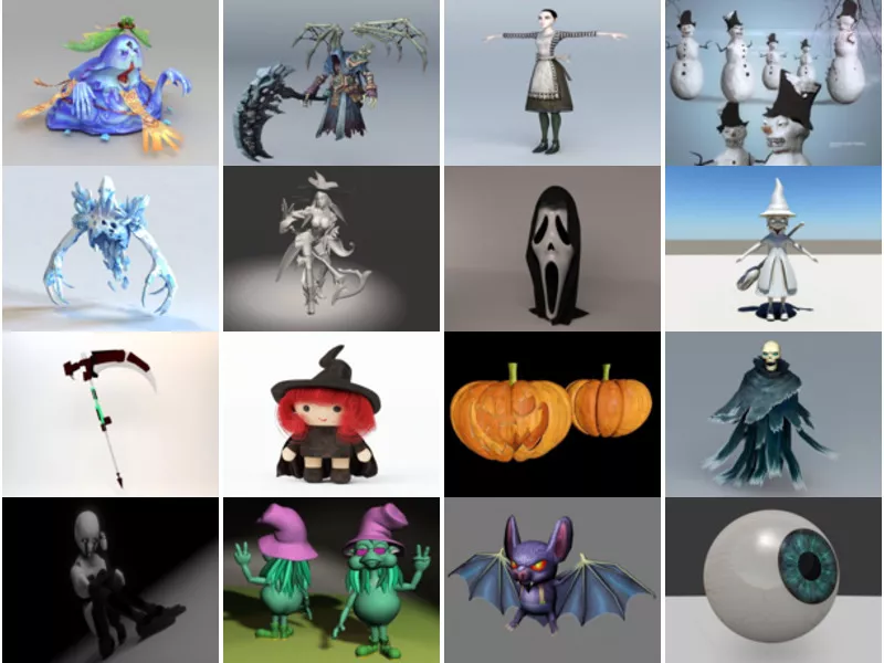 Top 28 Halloween 3D Models Resources Most Popular 2022