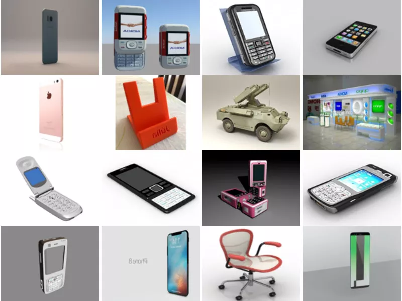 Top 28 Mobile 3D Models Most Viewed 2022