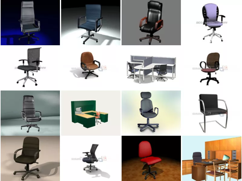 Top 28 Office Chairs 3D Models Most Viewed 2022