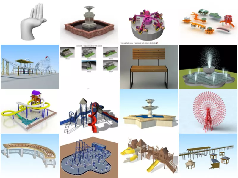 Top 28 Park 3D Models Stuff Most Popular 2022