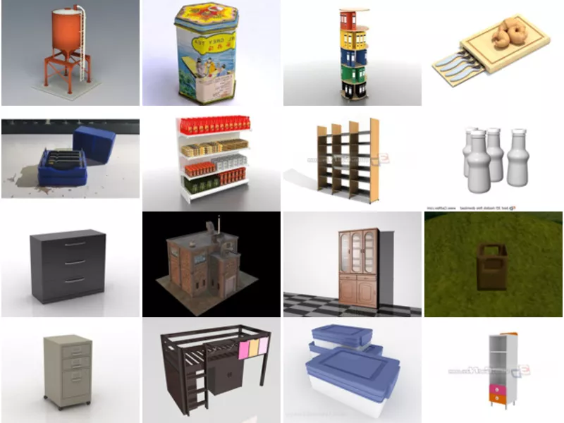 Top 28 Storage 3D Models Most Popular 2022