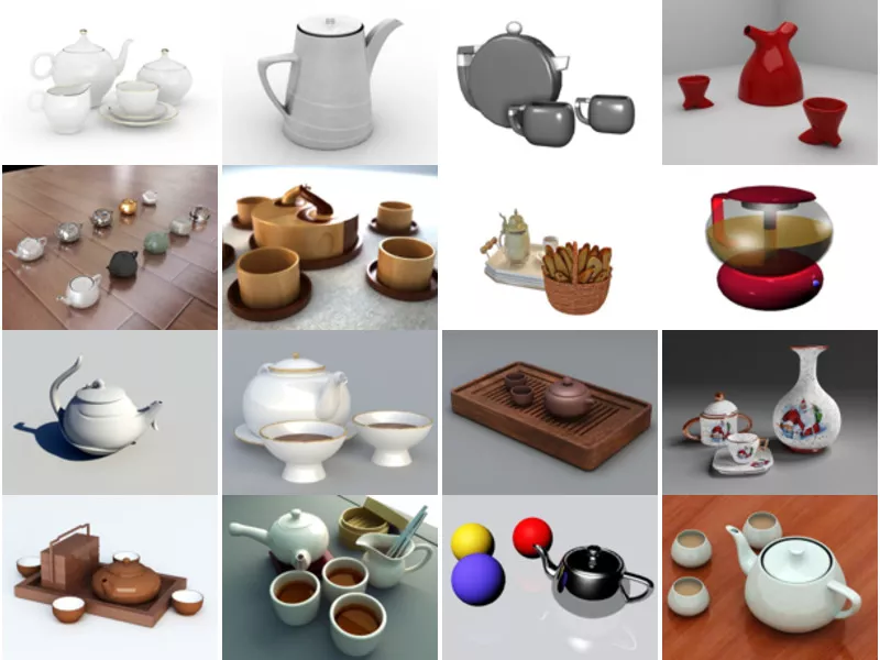 Top 28 Teapot 3D Models Most Popular 2022