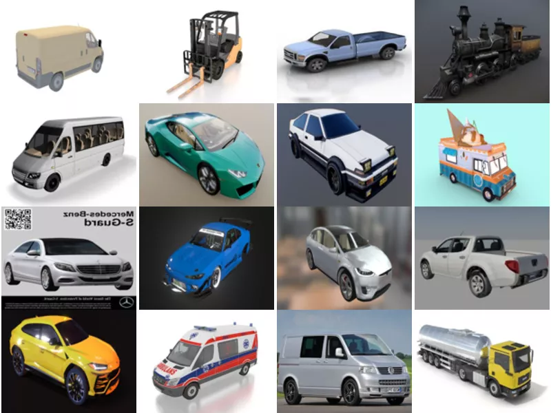 Top 28 Transport 3D Models for Design Most Popular 2022