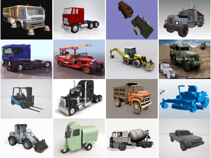 Top 29 Truck 3D Models Newest 2022