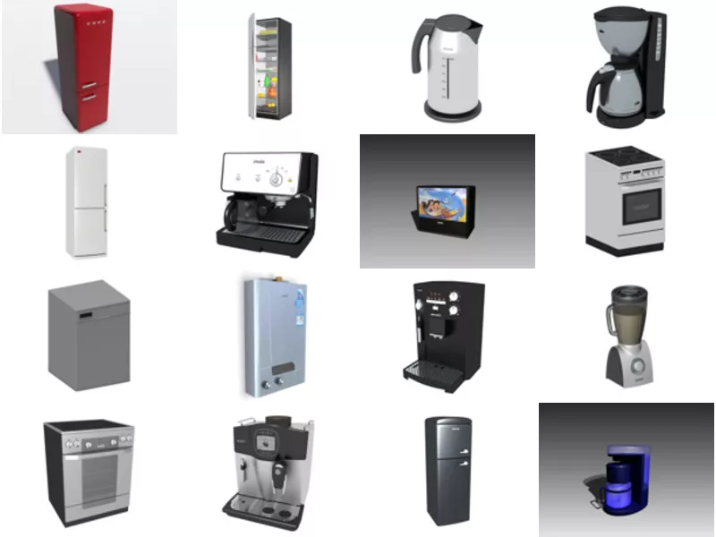 Top 29 Appliance 3D Models Most Popular 2022