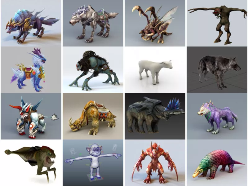 Top 29 Beast 3D Models Most Popular 2022