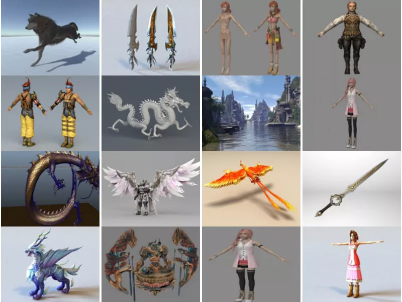 Top 29 Fantasy 3D Models Resources Most Viewed 2022