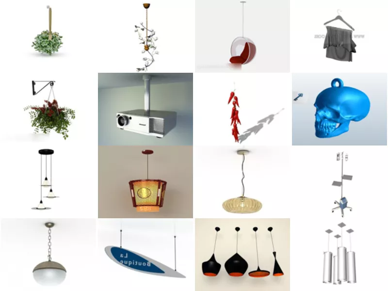 Top 29 Hanging 3D Models Most Popular 2022