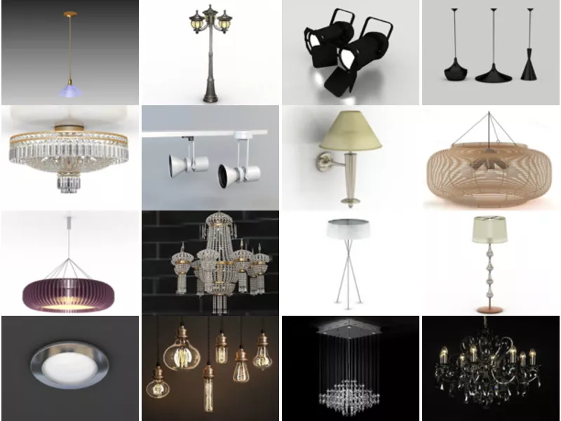 Top 29 Lamp 3D Models Most Viewed 2022