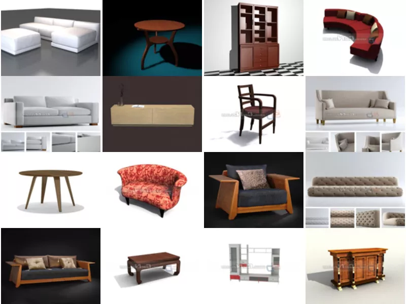 Top 29 Living Room Furniture 3D Models for Rendering Most Viewed 2022
