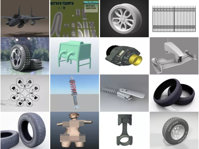 Top 29 Parts 3D Models Most Viewed 2022