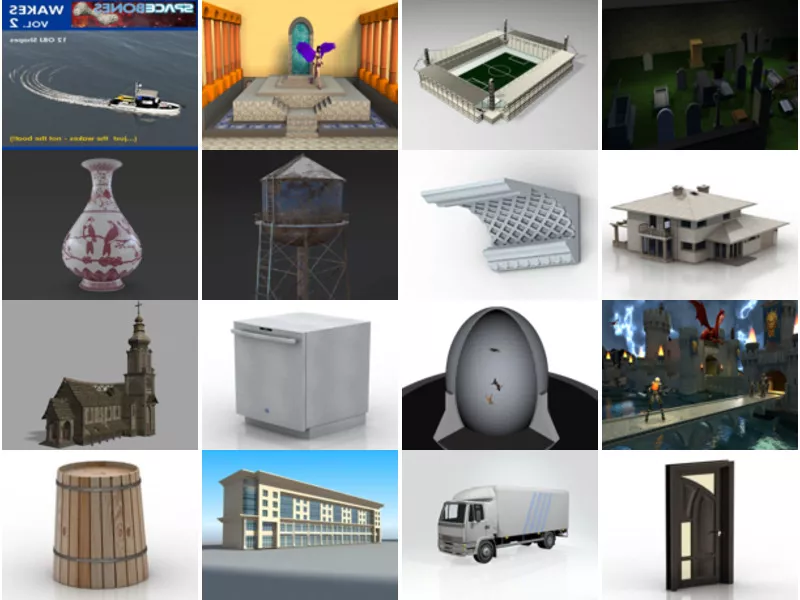 Top 30 Architecture 3D Models for Rendering Latest 2022