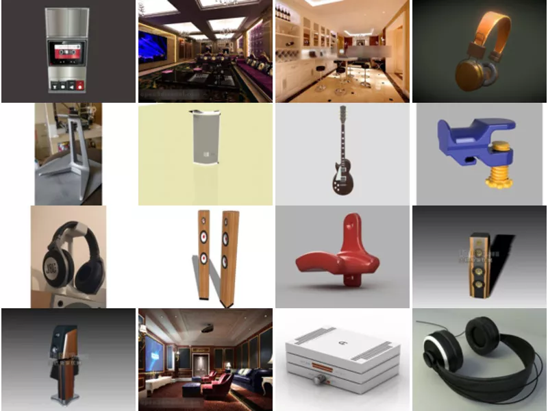 Top 30 Audio 3D Models Latest 2022
